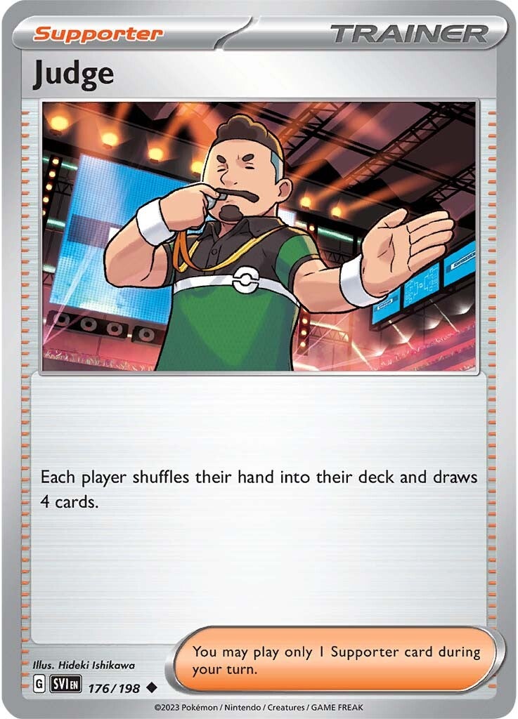 Judge (176/198) [Scarlet & Violet: Base Set] | Gear Gaming Fayetteville