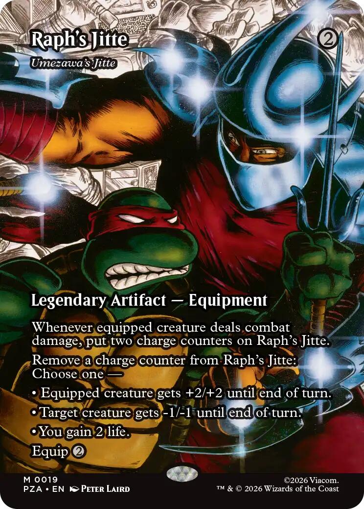 Raph's Jitte - Umezawa's Jitte (Borderless) [Teenage Mutant Ninja Turtles Eternal-Legal] | Gear Gaming Fayetteville