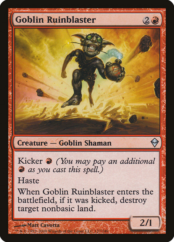 Goblin Ruinblaster [Zendikar] | Gear Gaming Fayetteville