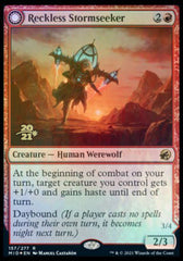 Reckless Stormseeker // Storm-Charged Slasher [Innistrad: Midnight Hunt Prerelease Promos] | Gear Gaming Fayetteville
