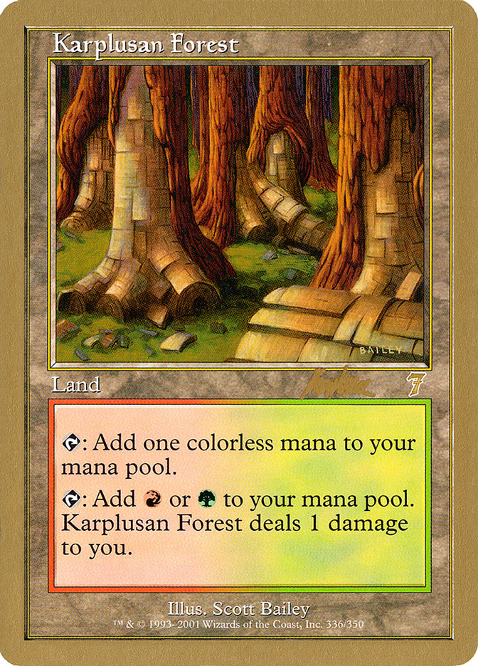 Karplusan Forest (Brian Kibler) [World Championship Decks 2002] | Gear Gaming Fayetteville