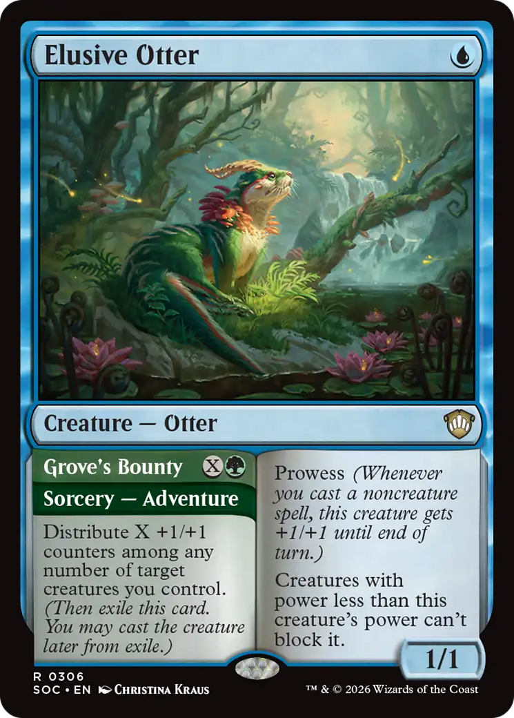 Elusive Otter [Secrets of Strixhaven Commander] | Gear Gaming Fayetteville