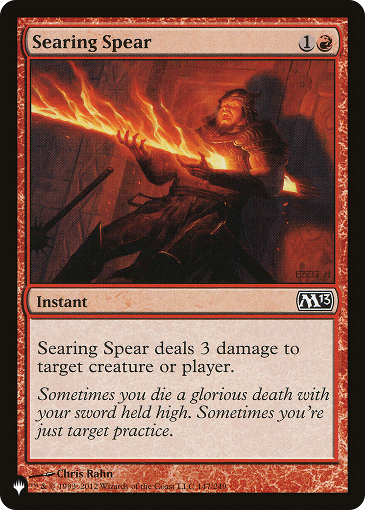 Searing Spear [The List] | Gear Gaming Fayetteville