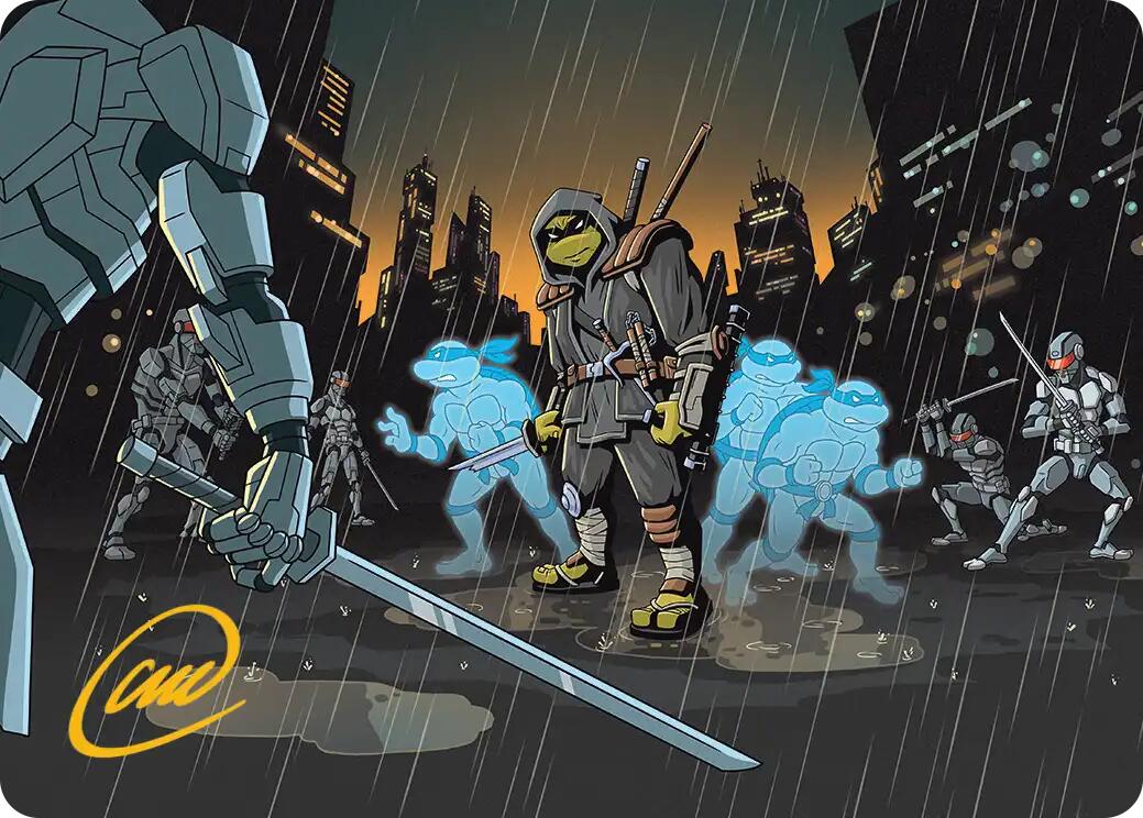 The Last Ronin's Technique Art Card (Gold-Stamped Signature) [Teenage Mutant Ninja Turtles Art Series] | Gear Gaming Fayetteville