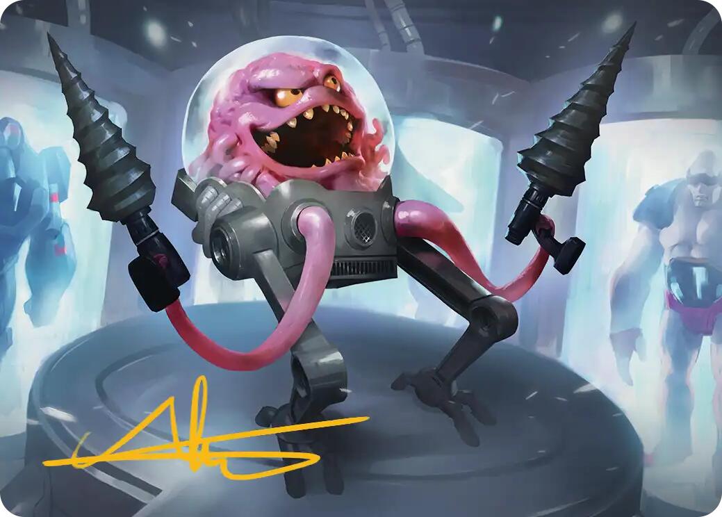 Krang, Master Mind Art Card (4/54) (Gold-Stamped Signature) [Teenage Mutant Ninja Turtles Art Series] | Gear Gaming Fayetteville