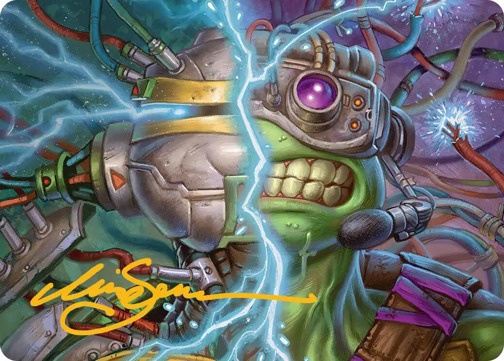 Mind Transfer Protocol Art Card (Gold-Stamped Signature) [Teenage Mutant Ninja Turtles Art Series] | Gear Gaming Fayetteville