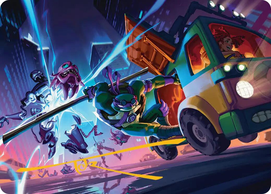 Donatello, Rad Scientist Art Card (Gold-Stamped Signature) [Teenage Mutant Ninja Turtles Art Series] | Gear Gaming Fayetteville