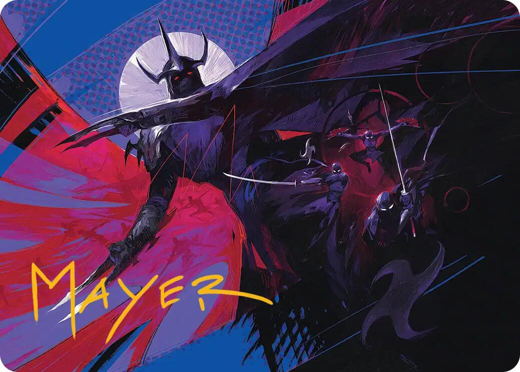 Shredder's Technique Art Card (Gold-Stamped Signature) [Teenage Mutant Ninja Turtles Art Series] | Gear Gaming Fayetteville
