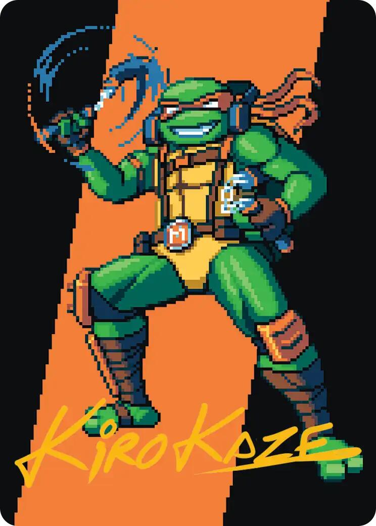 Michelangelo, the Heart Art Card (Gold-Stamped Signature) [Teenage Mutant Ninja Turtles Art Series] | Gear Gaming Fayetteville