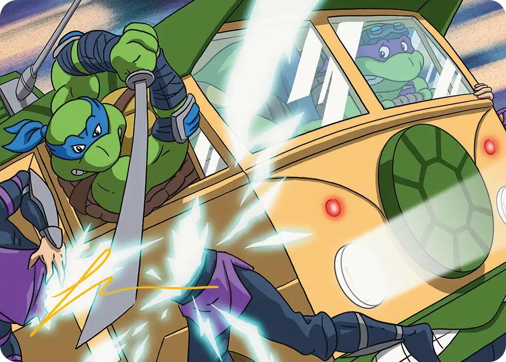 Don & Leo, Problem Solvers Art Card (Gold-Stamped Signature) [Teenage Mutant Ninja Turtles Art Series] | Gear Gaming Fayetteville