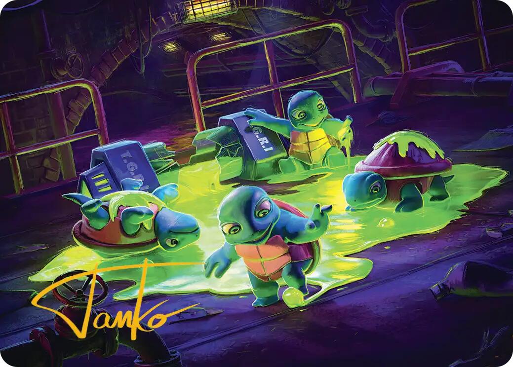 The Ooze Art Card (Gold-Stamped Signature) [Teenage Mutant Ninja Turtles Art Series] | Gear Gaming Fayetteville