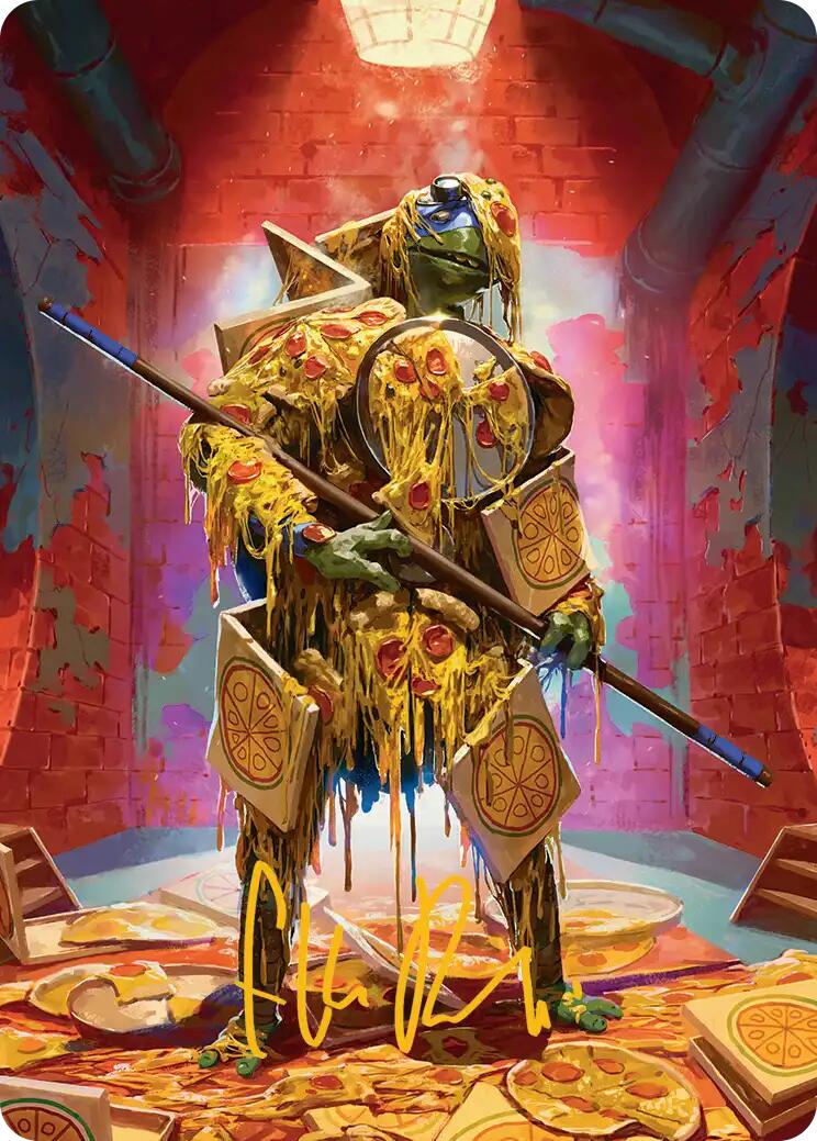 Commander's Plate Art Card (Gold-Stamped Signature) [Teenage Mutant Ninja Turtles Art Series] | Gear Gaming Fayetteville