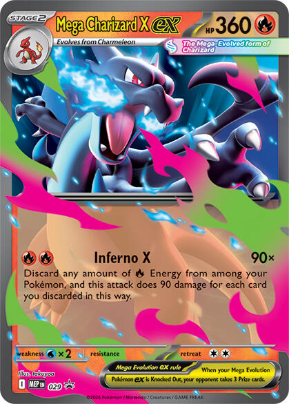 Mega Charizard X ex (029) [Mega Evolution Promo] | Gear Gaming Fayetteville