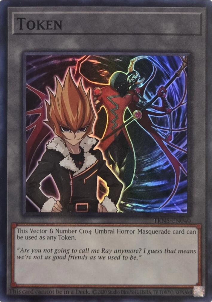 Token: Vector & Number C104: Umbral Horror Masquerade [TKN5-EN040] Super Rare | Gear Gaming Fayetteville