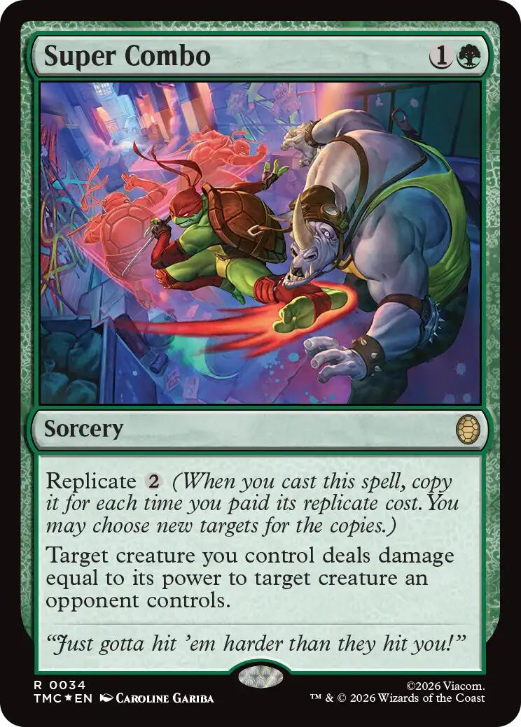 Super Combo (Surge Foil) [Teenage Mutant Ninja Turtles Commander] | Gear Gaming Fayetteville