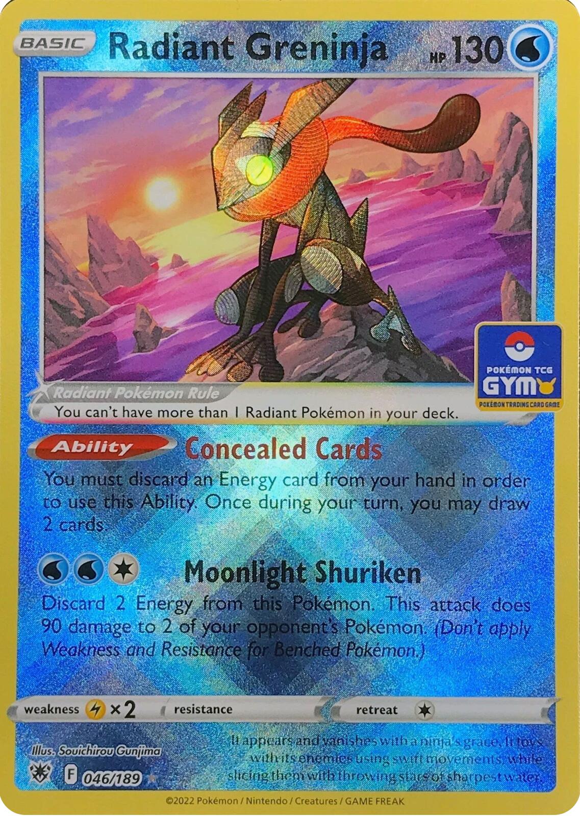 Radiant Greninja (046/189) [League & Championship Cards] | Gear Gaming Fayetteville