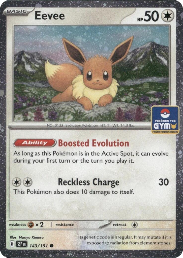 Eevee (143/191) (Southeast Asia Exclusive) [League & Championship Cards] | Gear Gaming Fayetteville