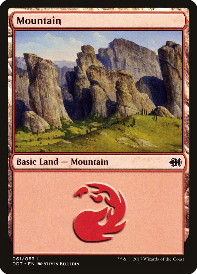 Mountain (61) [Duel Decks: Merfolk vs. Goblins] | Gear Gaming Fayetteville