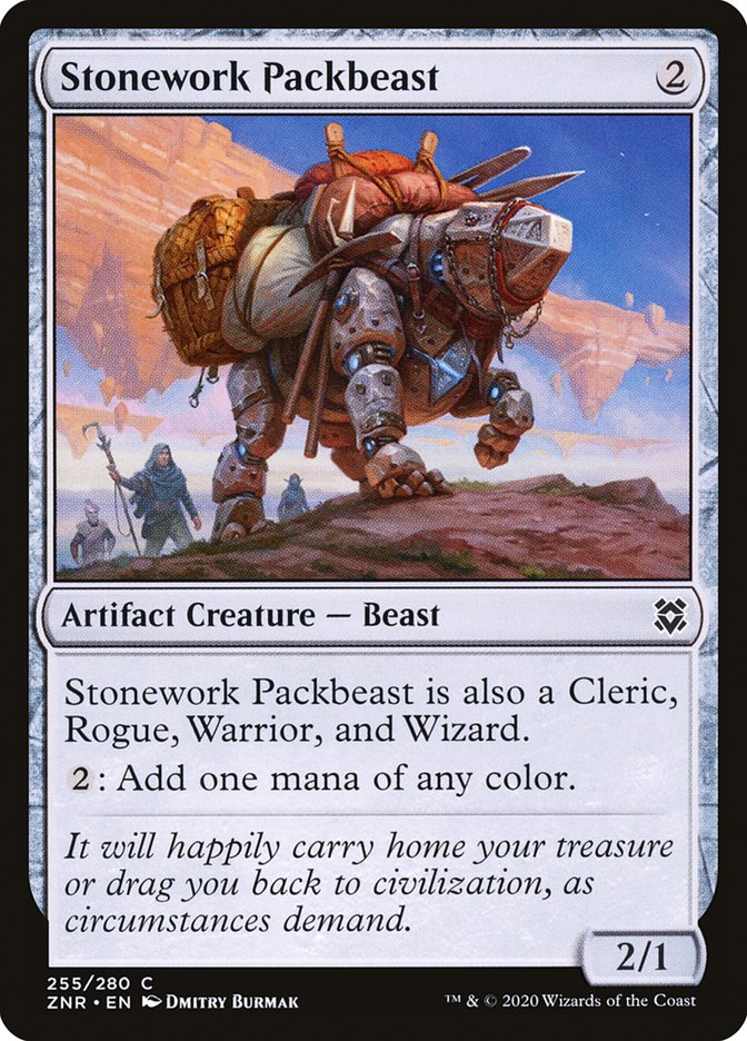 Stonework Packbeast [Zendikar Rising] | Gear Gaming Fayetteville