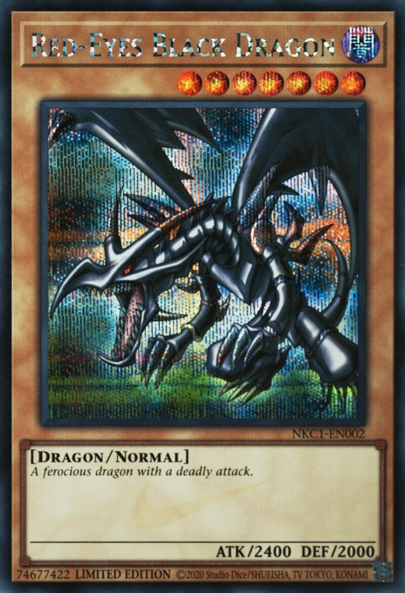Red-Eyes Black Dragon (Nike Collaboration) [NKC1-EN002] Prismatic Secret Rare | Gear Gaming Fayetteville