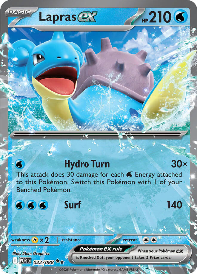 Lapras ex (022/088) [Mega Evolution: Perfect Order] | Gear Gaming Fayetteville