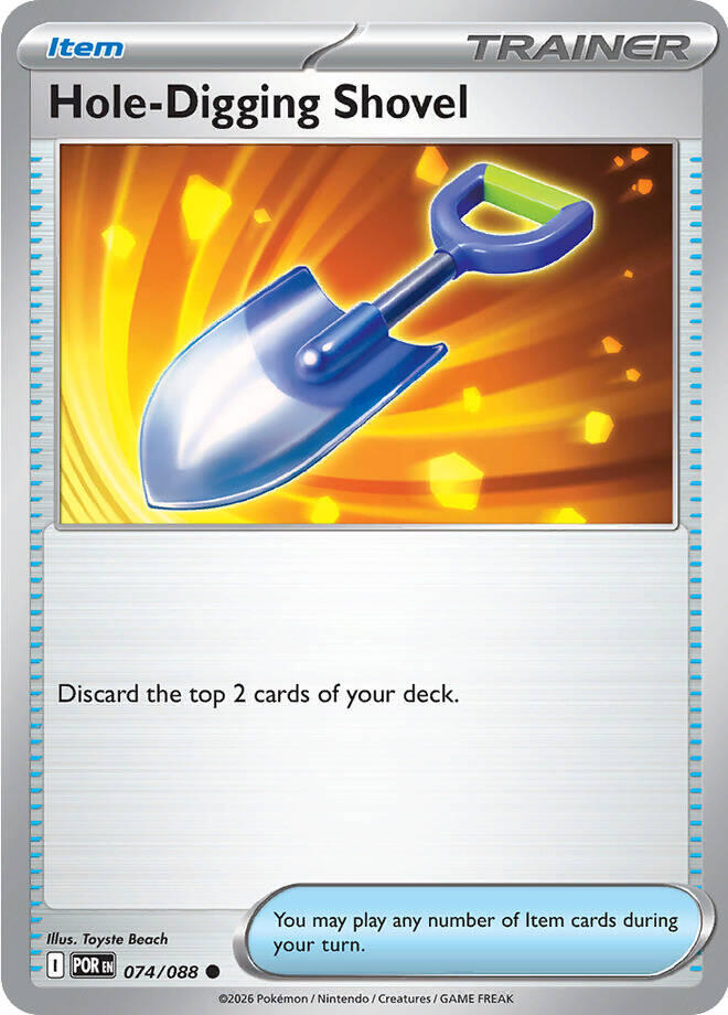 Hole-Digging Shovel (074/088) [Mega Evolution: Perfect Order] | Gear Gaming Fayetteville