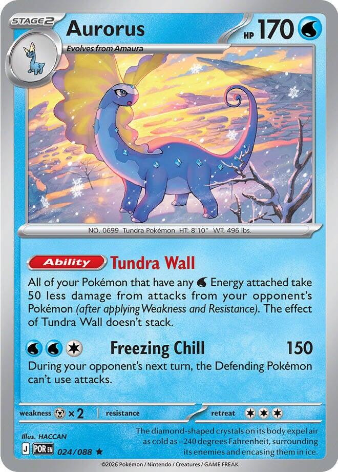 Aurorus (024/088) [Mega Evolution: Perfect Order] | Gear Gaming Fayetteville