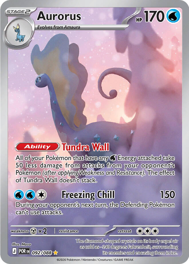 Aurorus (092/088) [Mega Evolution: Perfect Order] | Gear Gaming Fayetteville