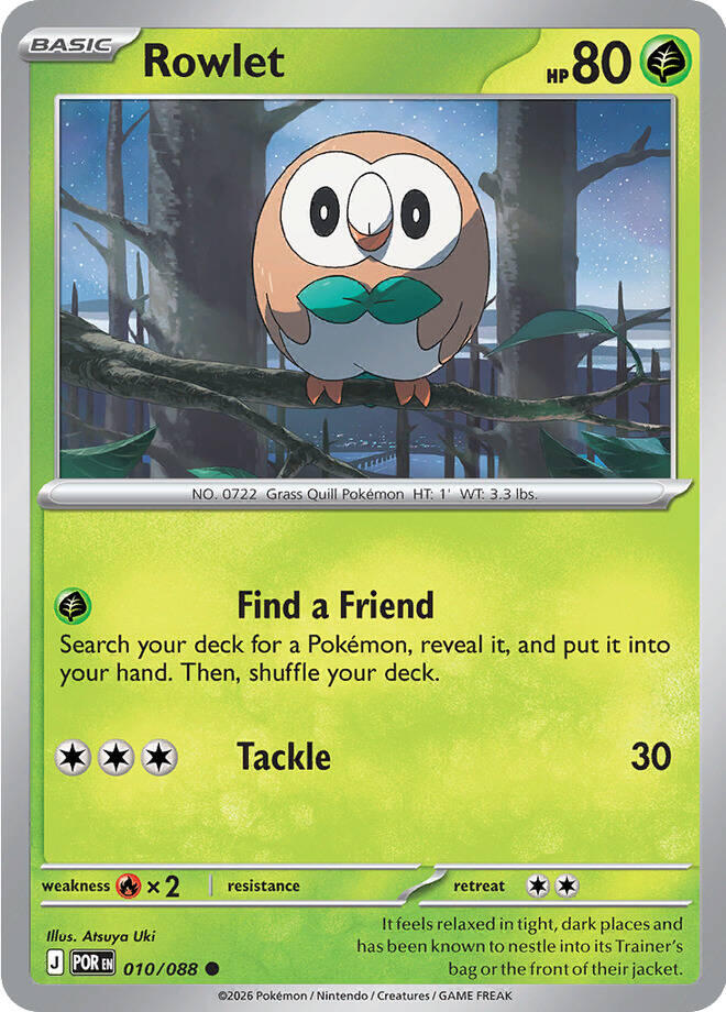 Rowlet (010/088) [Mega Evolution: Perfect Order] | Gear Gaming Fayetteville