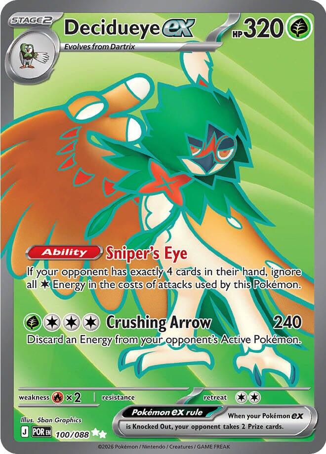 Decidueye ex (100/088) [Mega Evolution: Perfect Order] | Gear Gaming Fayetteville