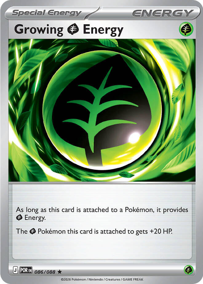 Growing Grass Energy (086/088) (Deck Exclusive) [Mega Evolution: Perfect Order] | Gear Gaming Fayetteville