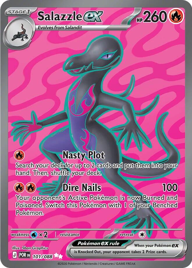 Salazzle ex (101/088) [Mega Evolution: Perfect Order] | Gear Gaming Fayetteville