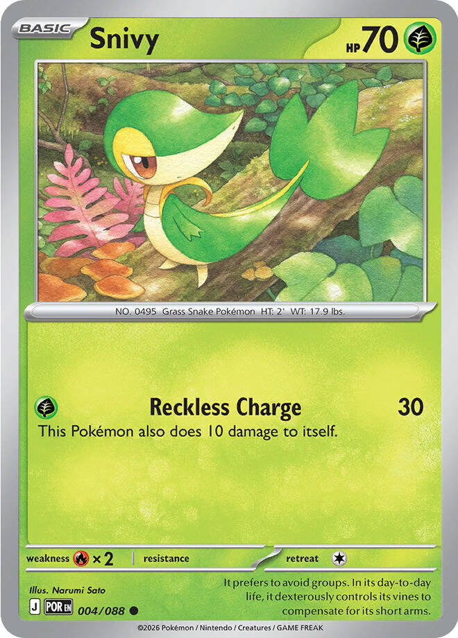 Snivy (004/088) [Mega Evolution: Perfect Order] | Gear Gaming Fayetteville