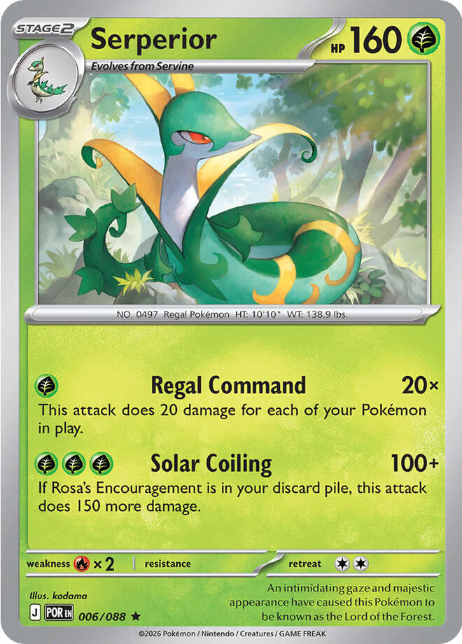 Serperior (006/088) (Deck Exclusive) [Mega Evolution: Perfect Order] | Gear Gaming Fayetteville