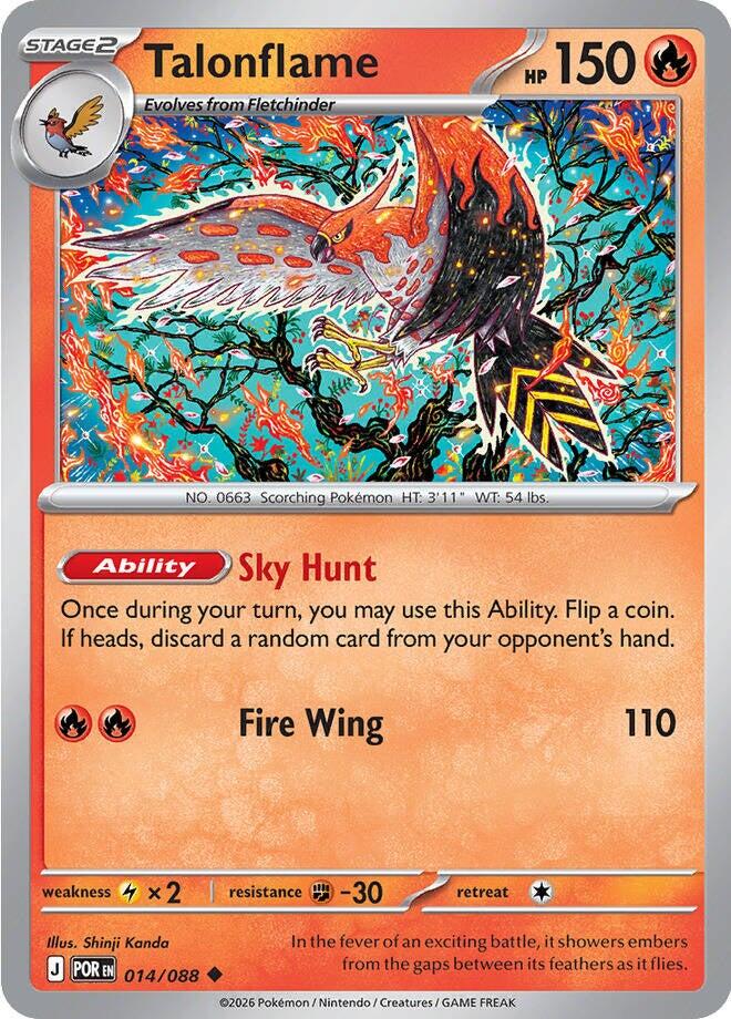 Talonflame (014/088) [Mega Evolution: Perfect Order] | Gear Gaming Fayetteville