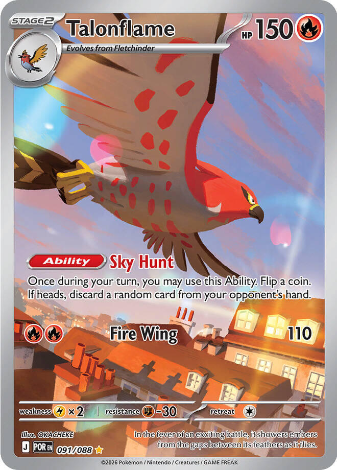 Talonflame (091/088) [Mega Evolution: Perfect Order] | Gear Gaming Fayetteville