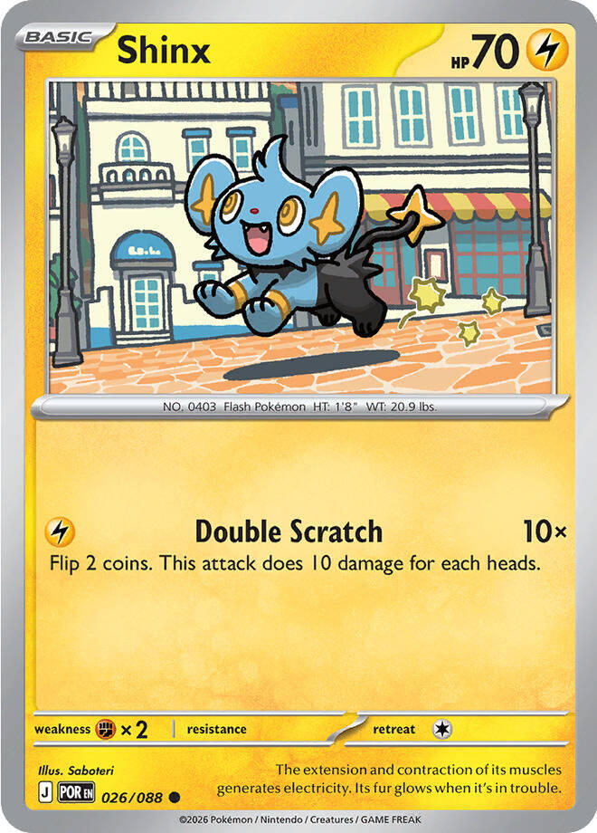 Shinx (026/088) [Mega Evolution: Perfect Order] | Gear Gaming Fayetteville