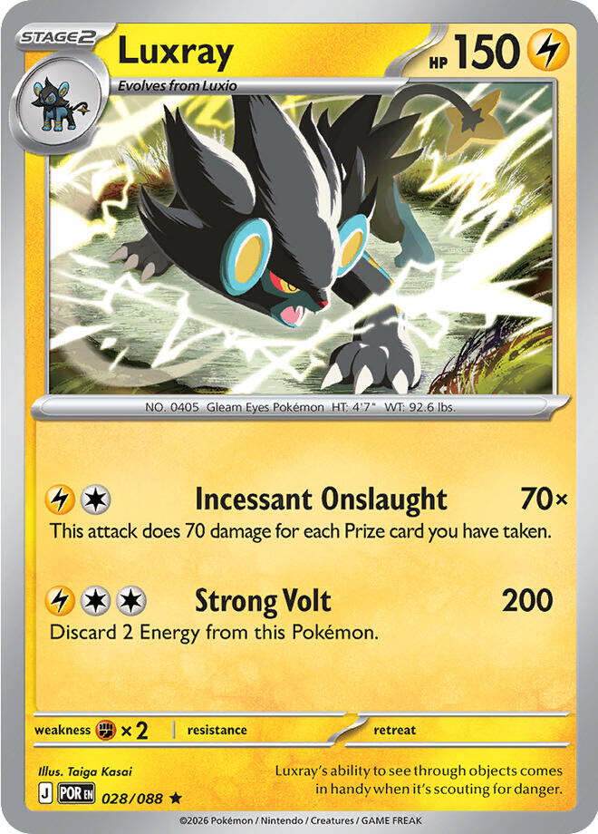 Luxray (028/088) [Mega Evolution: Perfect Order] | Gear Gaming Fayetteville