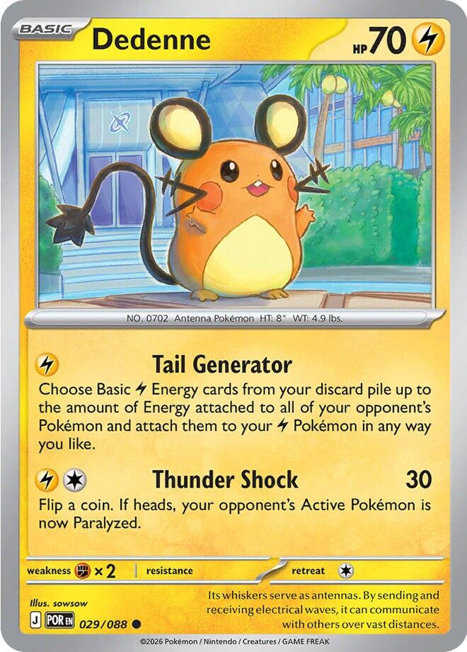 Dedenne (029/088) [Mega Evolution: Perfect Order] | Gear Gaming Fayetteville
