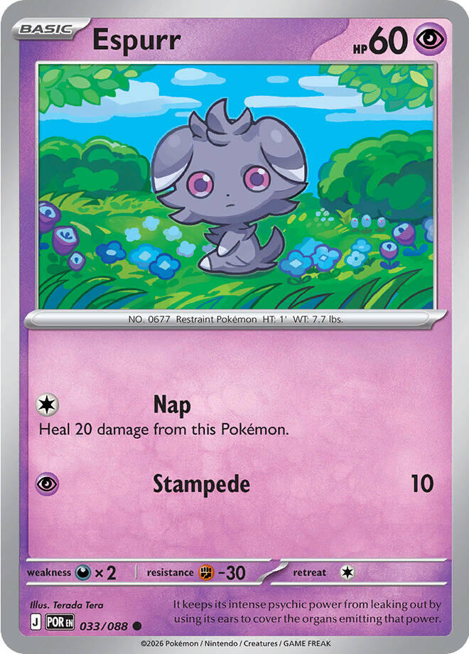 Espurr (033/088) [Mega Evolution: Perfect Order] | Gear Gaming Fayetteville