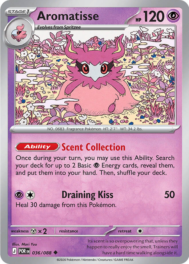 Aromatisse (036/088) [Mega Evolution: Perfect Order] | Gear Gaming Fayetteville