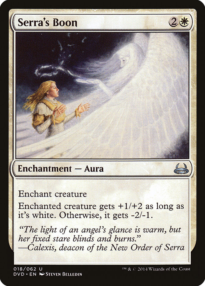 Serra's Boon (Divine vs. Demonic) [Duel Decks Anthology] | Gear Gaming Fayetteville