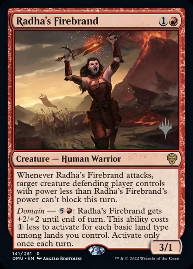 Radha's Firebrand (Promo Pack) [Dominaria United Promos] | Gear Gaming Fayetteville