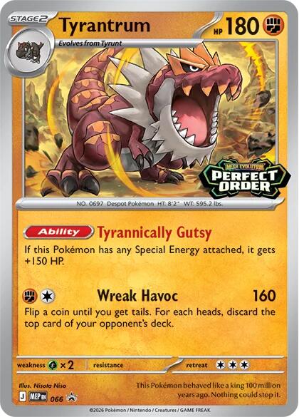 Tyrantrum (066) [Mega Evolution Promo] | Gear Gaming Fayetteville