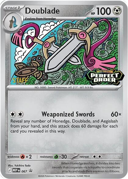 Doublade (067) [Staff] [Mega Evolution Promo] | Gear Gaming Fayetteville
