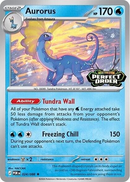 Aurorus (024/088) (Perfect Order Stamped) [Miscellaneous Cards] | Gear Gaming Fayetteville
