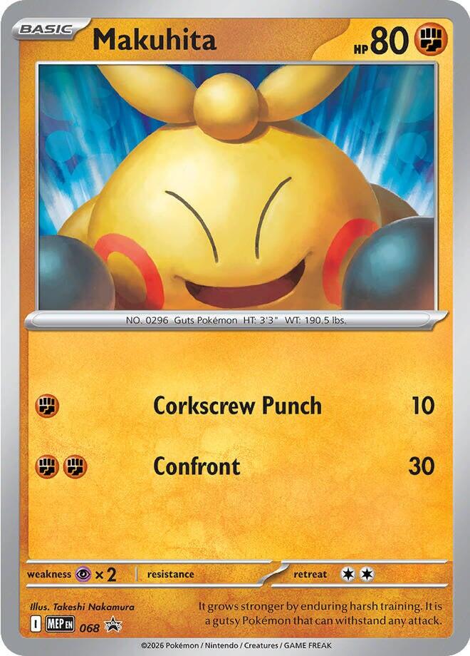 Makuhita (068) (Cosmos Holo) [Mega Evolution Promo] | Gear Gaming Fayetteville