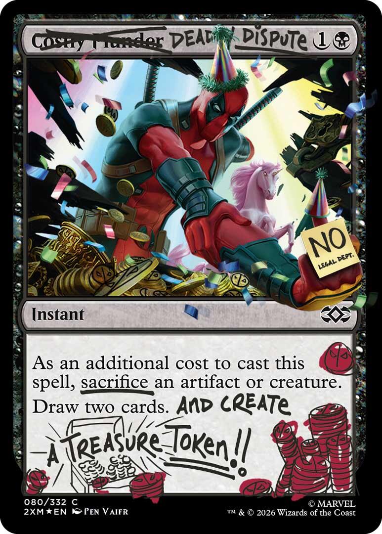 Deadly Dispute (080) (Pool Party Foil) [Secret Lair Drop Series] | Gear Gaming Fayetteville