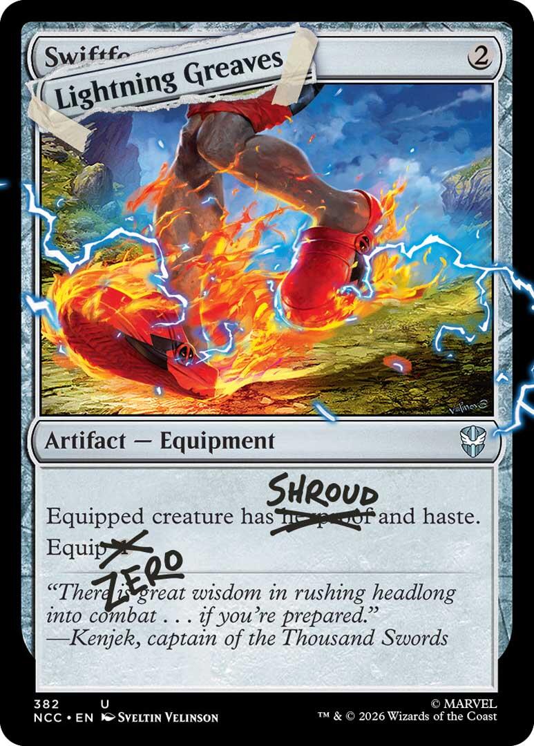 Lightning Greaves (382) [Secret Lair Drop Series] | Gear Gaming Fayetteville
