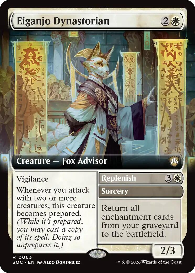 Eiganjo Dynastorian (Extended Art) [Secrets of Strixhaven Commander] | Gear Gaming Fayetteville